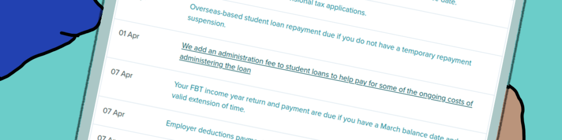 man is going through a website regarding tax due dates, but the information presented does not give him a specific date